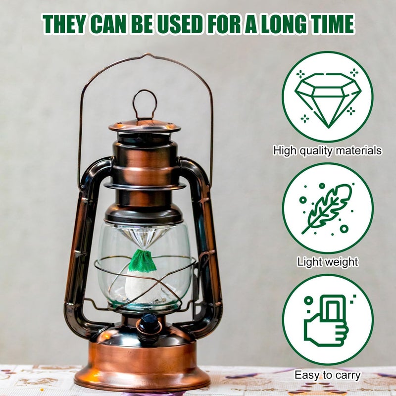 LSLYHTC 30Pcs Lantern Mantles, U Shape Mantles for Propane Lantern, Propane Lanterns Mantles for Outdoor Camping Lantern Natural, Gas Lantern Covers Mantles for Lantern - Image 3